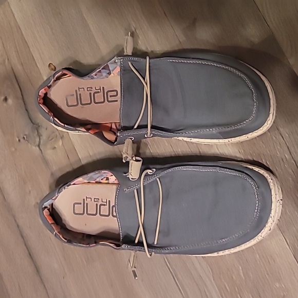 Hey Dude Shoes Wendy Sky Blue Size 11 Womens Firm - Picture 1 of 6